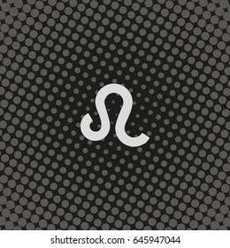 Leo zodiac sign.