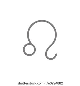 Leo zodiac symbol icon. Web element. Premium quality graphic design. Signs symbols collection, simple icon for websites, web design, mobile app, info graphics on white background