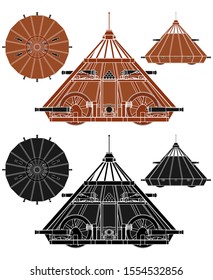 
Leonardo da Vinci armored ...vent. Without outline.