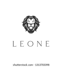 LEONE - Lion Head Logo - Vector