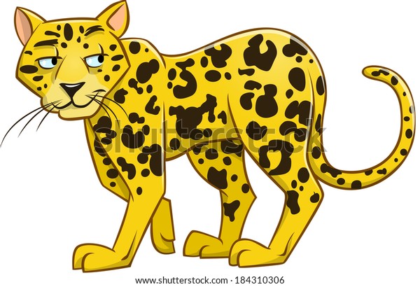Leopard Stock Vector (Royalty Free) 184310306 | Shutterstock