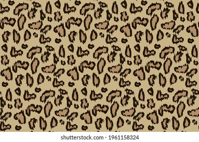 Leopard abstract background. Vector illustration