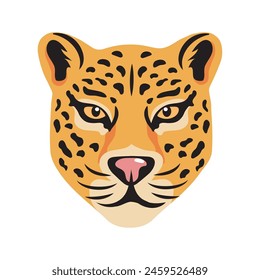 leopard animal cartoon isolated design