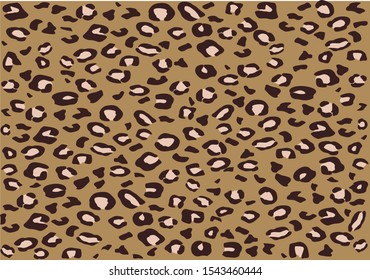 leopard animal design vector hand drawn
