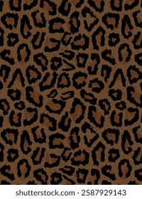 leopard animal print AOP vector