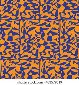 leopard animal print optical illusion. Vector seamless pattern. Modern stylish texture. Repeating geometric figures.Abstract intricate texture patterns. 
