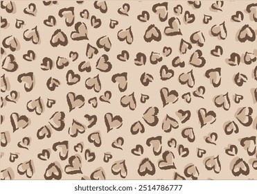 
Diseño y fondo de Vector con estampado animal de leopardo