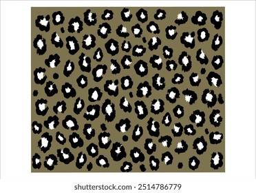 
Diseño y fondo de Vector con estampado animal de leopardo