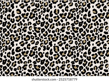 desenho vetorial de impressão de leopardo e fundo