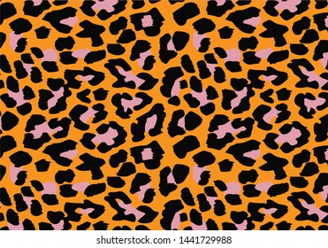 leopard animal prints background vector