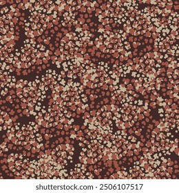 Leopard animal skin abstract seamless motif pattern illustration. Fabric texture fur leather of wild safari jaguar panther. Brown vintage colors.