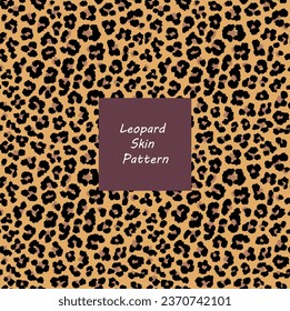 leopard animal skin pattern vector art design