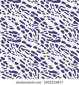 Patrón sin fisuras de piel de animal de leopardo. Diseño clásico de manchas abstractas. Fondo de diseño de Vector de moda. Plantilla para imprimir textiles para el hogar, interiores, ropa de cama, tela de algodón, papel de embalaje.