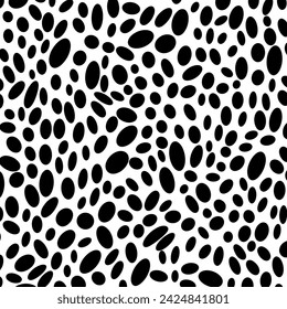 Leopard Animal texture Seamless Vector Pattern Illustration. Leopard Skin Vector Pattern.