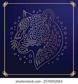 leopard background design vector illustration