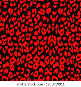 Leopard background. Seamless pattern. Cheetah Animal print. 