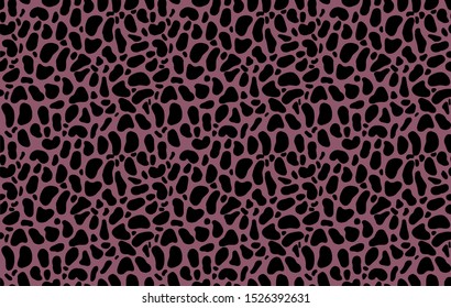 Leopard background. Seamless pattern.Animal print. - Illustration
