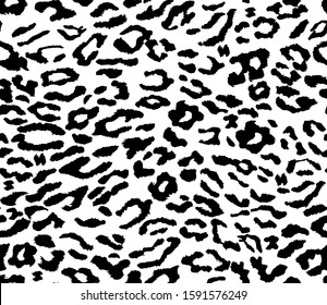 Leopard background. Seamless pattern.Animal print. 