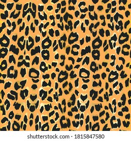 Leopard background. Seamless pattern.Animal print. 