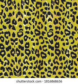 Leopard background. Seamless pattern.Animal print. 