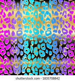 Leopard background. Seamless pattern.Animal print. 