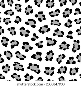 leopard black spots seamless pattern, good for fabric, textile, dress, coat, paper, etc.