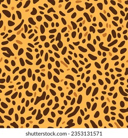 Leopard camouflage repeating pattern vector, animal skin seamless patterns. fabric leather, safari backdrop.