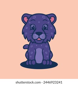 Leopard cartoon art and illustration