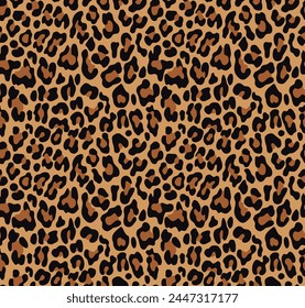 Diseño elegante sin fisuras de la textura de la impresión del gato del leopardo, patrón del Vector