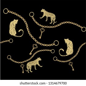 Leopard chain design