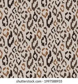 Leopard cheetah abstract stains seamless background pattern for textile print