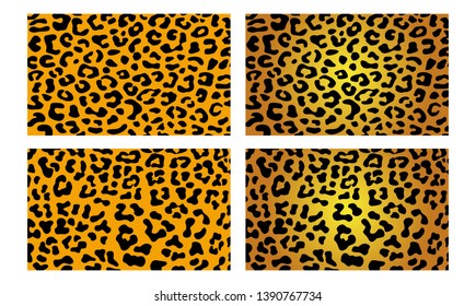 Leopard Cheetah Jaguar Wildlife Vector Skin Pattern Texture