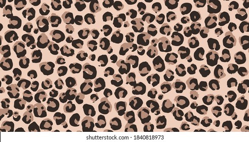 Leopard cheetah Seamless pattern,  animal print background. Modern contemporary wallpaper, wild art