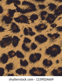 Leopard / Cheetah skin seamless pattern, vector