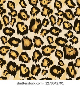 Leopard / Cheetah skin seamless pattern, vector.  Stylized Spotted Leopard Skin Background for Fashion, Print, Wallpaper, Fabric. Vector illustration. Fabric Printing
Fashionable print. 

