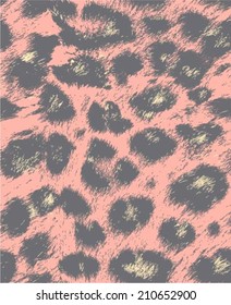 Leopard / cheetah skin seamless pattern, paster colours, abstract animal background, vector illustration