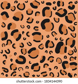 Leopard, cheetah spotted texture, leopard pattern design background. Abstract cheetah print pattern for fashion elements.