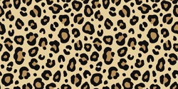 Leopard Classic Seamless Pattern. Fashion Stylish Natural Texture. Abstract Vector Background.
