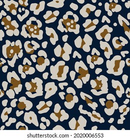 Leopard classic seamless pattern. Fashion stylish natural texture. Abstract vector background.