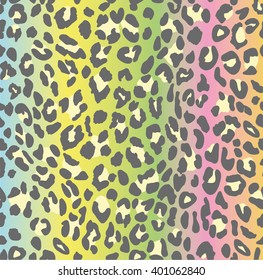 LEOPARD COLORFUL PRINT SEAMLESS PATTERN