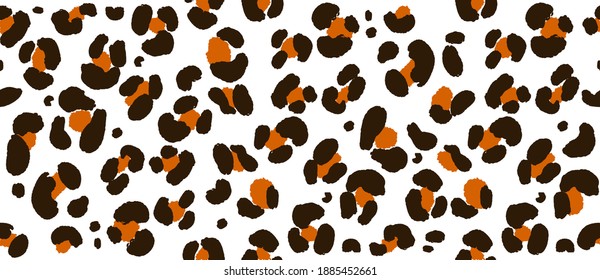 leopard design pattern. Leopard seamless pattern design, cheetah seamless vector illustration background, Leopard print - Vector