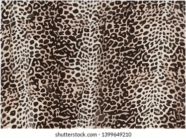 leopard design vector hand drawn