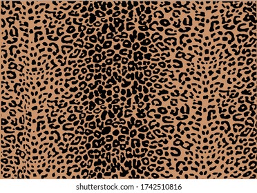 leopard design vector hand drawn design