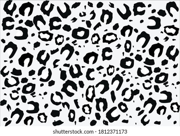 leopard design vector hand drawn 
