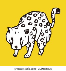 leopard doodle