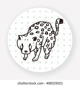 leopard doodle
