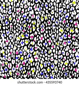 Leopard fabric texture seamless.