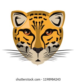 Leopard face cool sketch
