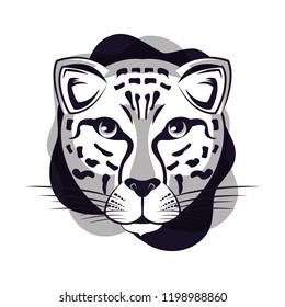 Leopard face cool sketch