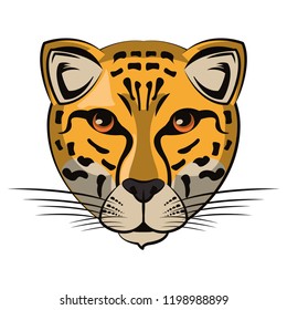 Leopard face cool sketch